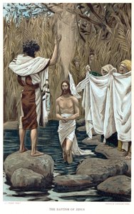 Baptême de Jésus par Jean-Baptiste, vers 1890