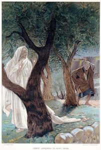 Le Christ apparaissant à Saint Pierre, vers 1890