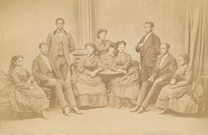 Carte-de-visite des Jubilee Singers - James Wallace Black