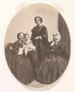 Quatre générations, vers 1860 - James Wallace Black