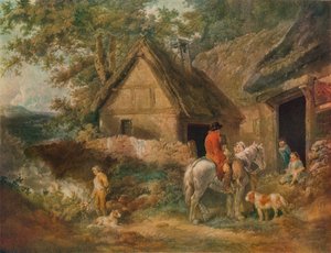 Un garçon employé à brûler les mauvaises herbes, 1799