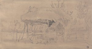 Une charrette de ferme - James Ward