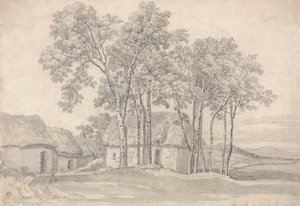 Une ferme parmi les arbres - James Ward