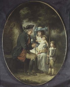 Famille dans un paysage - James Ward