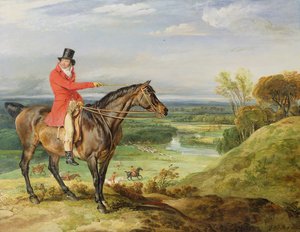 John Levett chassant dans le parc de Wychnor, Staffordshire - James Ward