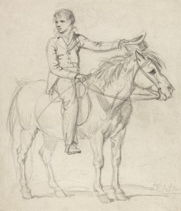 Lord Stanhope en tant que garçon montant un poney - James Ward