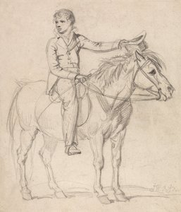 Lord Stanhope (futur comte de Chesterfield) enfant, à dos de poney - James Ward
