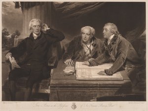 Sir Francis et John Baring et Charles Wall - James Ward
