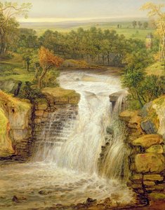 Les Chutes de la Clyde après une inondation - James Ward
