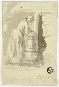 Femme près du poêle - James Ward