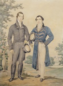 Portrait de deux messieurs, 1817