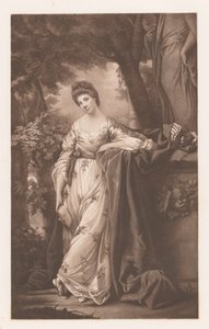 Portrait de Frances Abington-Barton en Thalie - James Watson (prentmaker)