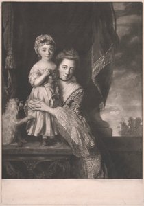 Margaret Georgiana, vicomtesse de Spencer et sa fille