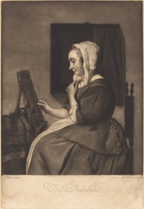 Le Déshabillé - James Watson after Gabriel Metsu