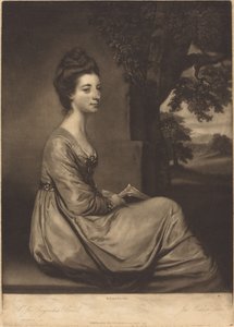 Jemima Comtesse Cornwallis - James Watson after Sir Joshua Reynolds