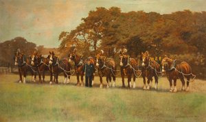 Chevaux de trait, 1896 - James Weaver Tattersall