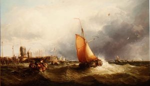 Navire de pêche néerlandais et autres navires