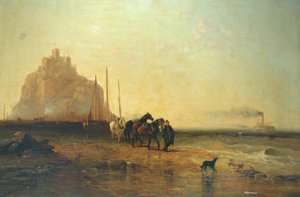 Soir au large de St Michaels Mount