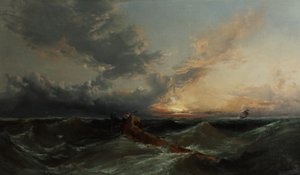 Le Signal, vers 1860 - James Webb