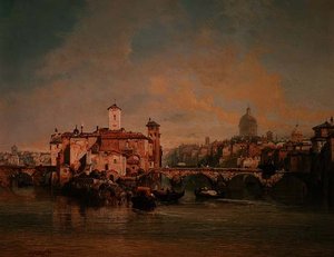 Vue sur le Tibre - James Webb
