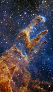 Les Piliers de la Création (Image Webb NIRCam) - James Webb Space Telescope (NASA)