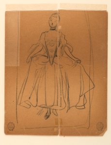 Croquis de Femme en Costume d