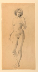 Femme nue debout