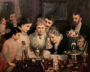 Cadeaux de mariage, c.1880 - James Wells Champney