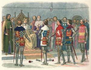 Arundel, Gloucester, Nottingham, Derby et Warwick, devant le roi, 1387 - James William Edmund Doyle