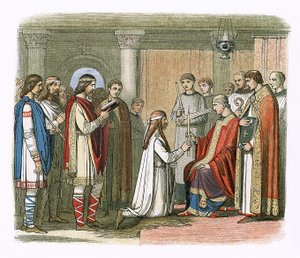 Baptême du roi Guthorm - James William Edmund Doyle