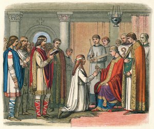 Baptême du roi Guthorm, 878 1864 - James William Edmund Doyle
