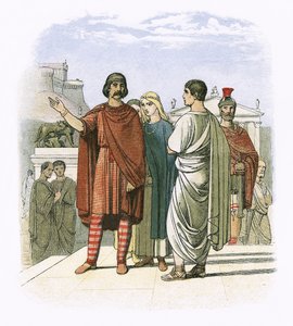 Caractacus à Rome en 52 après J.-C. - James William Edmund Doyle