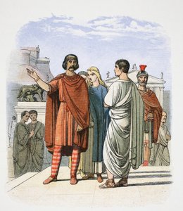 Caractacus à Rome - James William Edmund Doyle