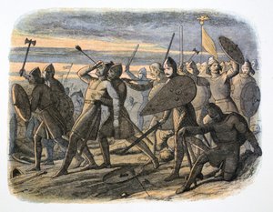 Mort du roi Harold, bataille de Hastings, 1066 - James William Edmund Doyle