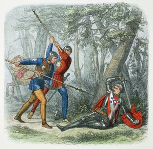 Mort de Warwick le Faiseur de Rois, Bataille de Barnet, 1471 - James William Edmund Doyle