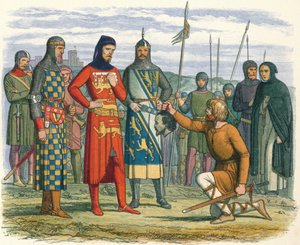 La tête de Gaveston montrée au comte de Lancaster, 1312 1864