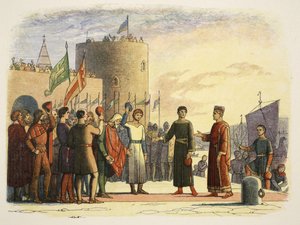 Henri à Waterford, Irlande, 18 octobre 1172, d
