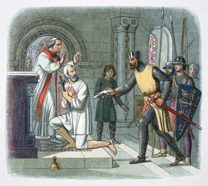 Hubert de Burgh retiré du sanctuaire à Boisars, France, 1232 1864 - James William Edmund Doyle