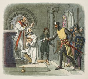 Hubert retiré du sanctuaire à Boisars, 1232, d