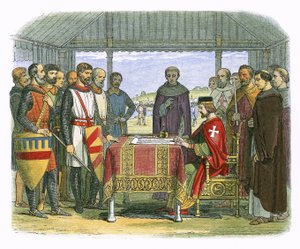 Le roi Jean signe la Grande Charte - James William Edmund Doyle