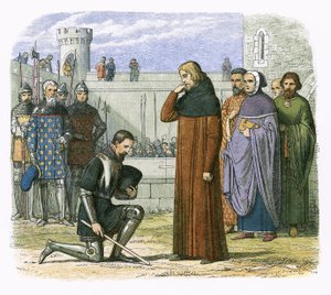 Rencontre de Richard II et Henry Bollinbroke où Henry réclame le trône