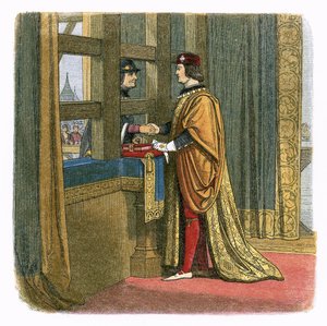 Rencontre du roi Édouard IV et de Louis XI de France à Pecquigny - James William Edmund Doyle