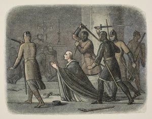Meurtre de Thomas Becket, Cathédrale de Canterbury, 29 décembre 1170, d