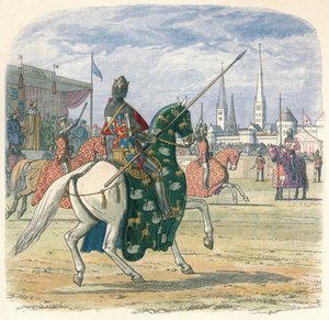 Richard arrête le duel entre Hereford et Norfolk, 1398 - James William Edmund Doyle