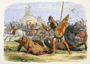 Robert blessant son père, le roi Guillaume Ier, Normandie, 1079, 1864 - James William Edmund Doyle