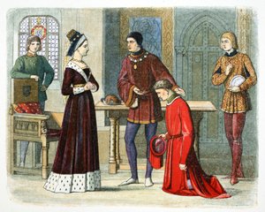 Le comte de Warwick se soumet à la reine Marguerite, 1470 1864 - James William Edmund Doyle