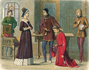 Le comte de Warwick se soumet à la reine Marguerite, 1470 - James William Edmund Doyle