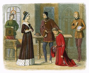 Le comte de Warwick se soumet à la reine Marguerite - James William Edmund Doyle