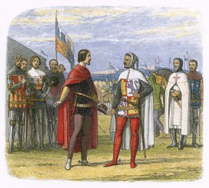 Le prince extorque une amnistie de Pedro le Cruel - James William Edmund Doyle