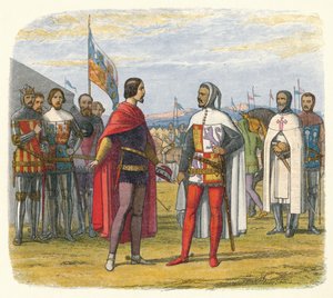 Le prince extorque une amnistie de Pedro le Cruel, 1367 1864 - James William Edmund Doyle